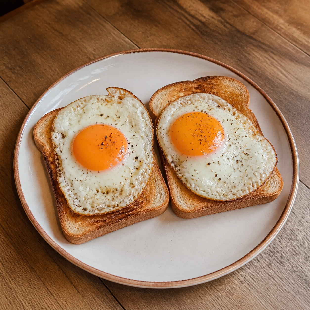 Eggs on toast